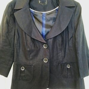 Navy blue blazer